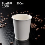 Double Wall White Coffee Cup